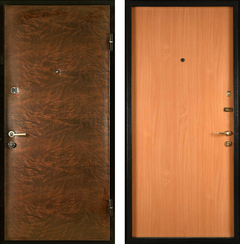 Дверь ЛД-264 металлическая с обтяжкой из винилискожи