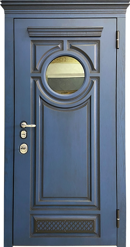 Дверь металлическая МДФ шпон в частный дом/нестандартная ЛД-829 замки под заказ на выбор